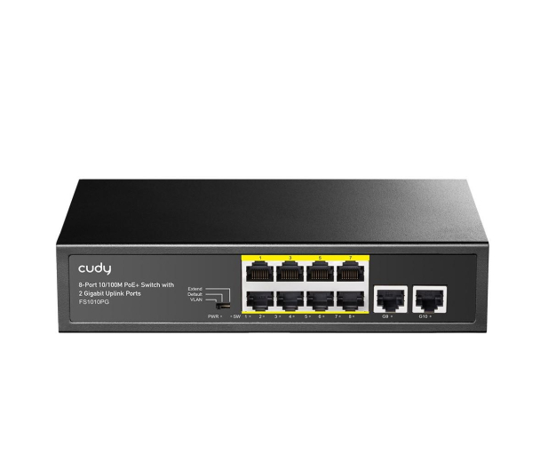 Cudy 10p FS1010PG (8x10/100Mbit PoE+, 2x1000Mbit) - 1189161 - zdjęcie 5